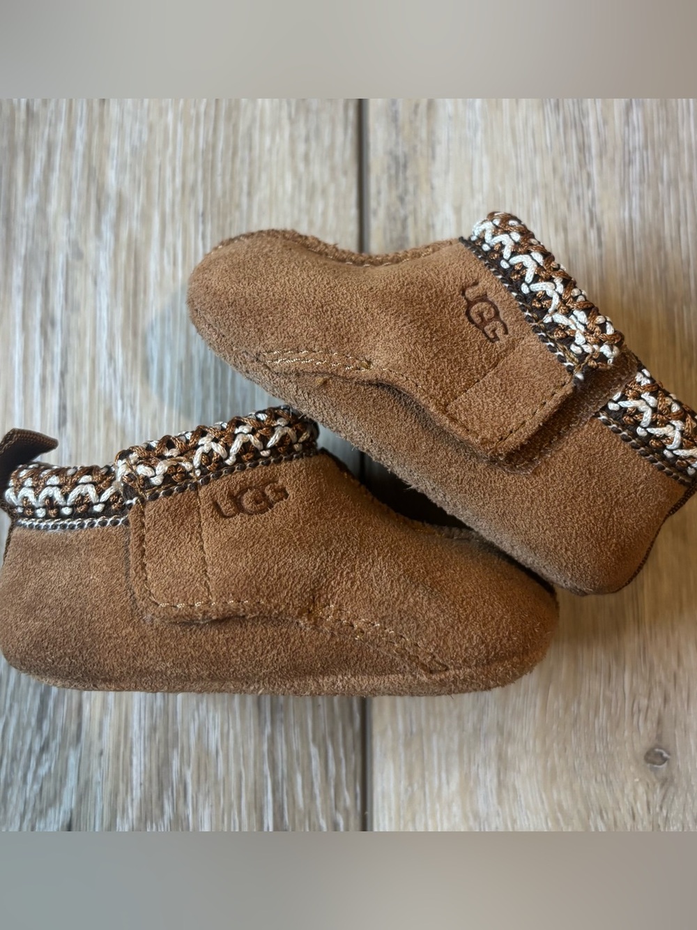 UGG Baby Tasman Slippers - Size 0/1 Infant NWOT- Chestnut